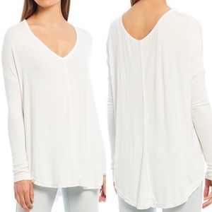 Free People Moonshine Long Sleeve Knit Tunic